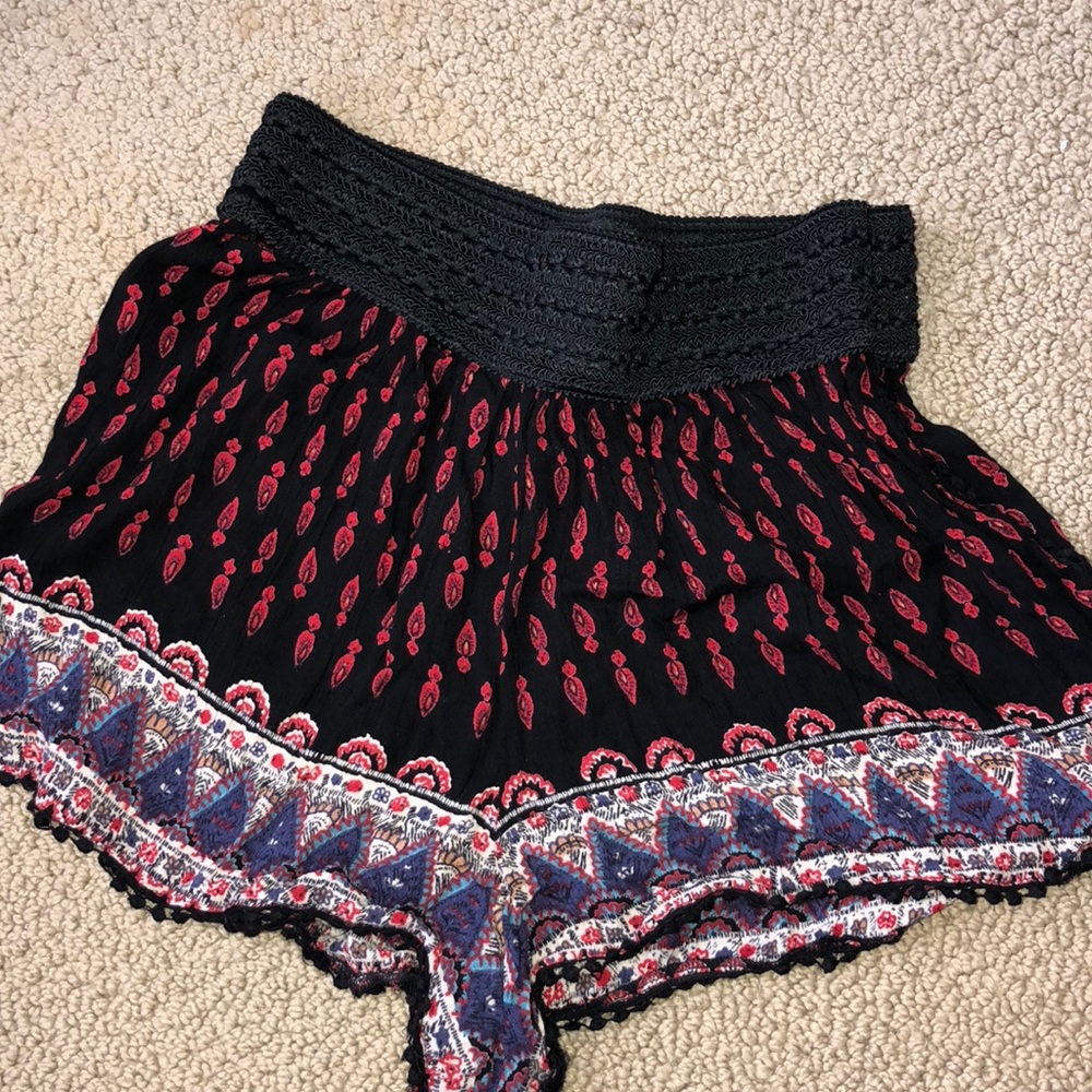 flowy high waisted shorts